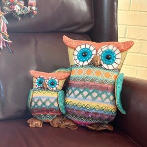 Colorful Owl Pillow